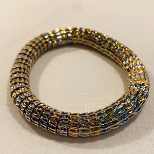 Lia Sophia Stretch Gold/Silver Bracelet